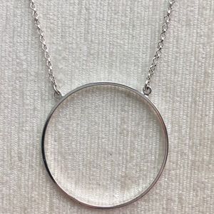 LELE SADOUGHI silver loop necklace